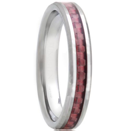(Wholesale)Tungsten Carbide Ring With Carbon Fiber - TG2946