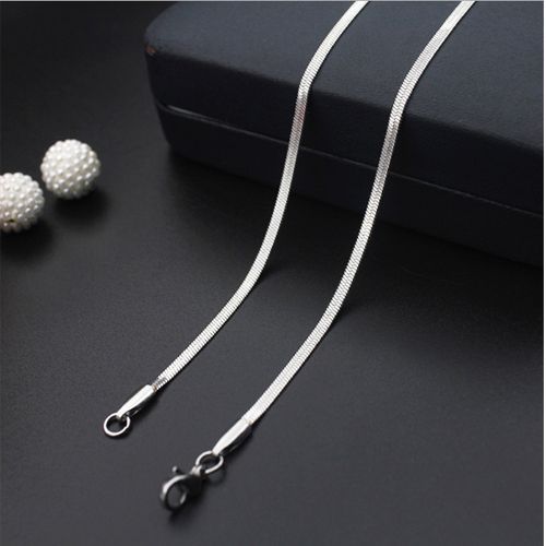 (Wholesale)316 Stainless Steel 3.2mm Chain Necklace - SJ33