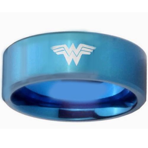 (Wholesale)Tungsten Carbide Wonder Woman Ring - TG3175