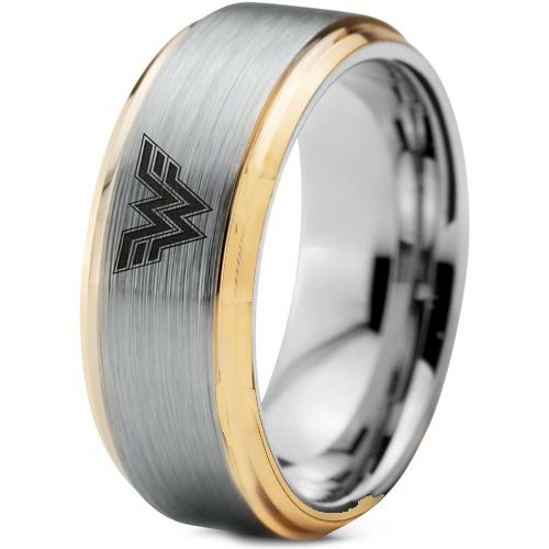 (Wholesale)Tungsten Carbide Wonder Woman Ring - TG3233