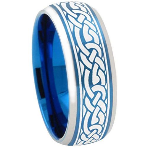 (Wholesale)Tungsten Carbide Beveled Edges Ring - TG3357