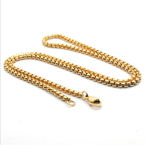 (Wholesale)316 Stainless Steel 3.0mm Chain Necklace - SJ52