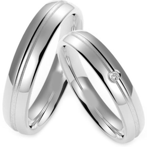 (Wholesale)Tungsten Carbide Double Groove Ring - TG4218
