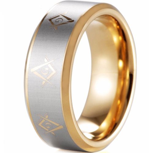 (Wholesale)Tungsten Carbide Legend Of Zelda Ring - TG4348