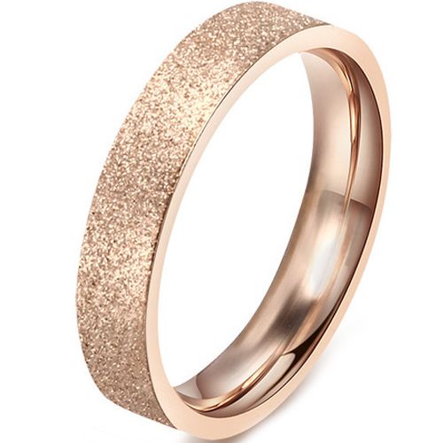 (Wholesale)Tungsten Carbide Sandblasted Ring - TG4503A