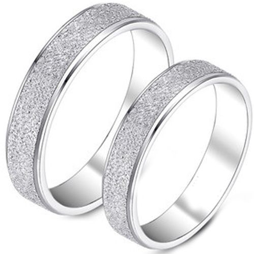 (Wholesale)Tungsten Carbide Sandblasted Ring - TG4586