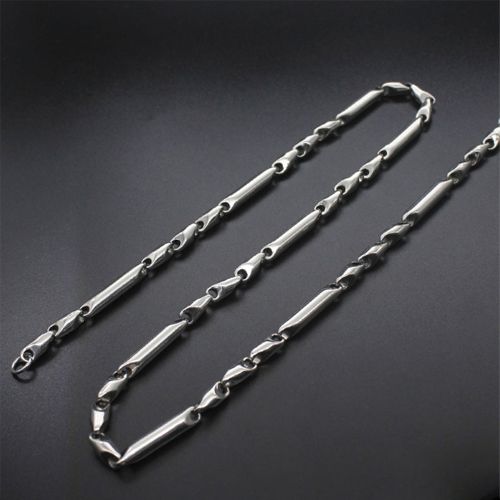 (Wholesale)316 Stainless Steel 5.0mm Chain Necklace - SJ89