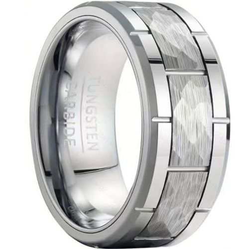 (Wholesale)Tungsten Carbide Tire Tread Ring-9738