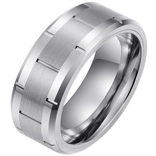(Wholesale)Tungsten Carbide Tire Tread Ring-9740