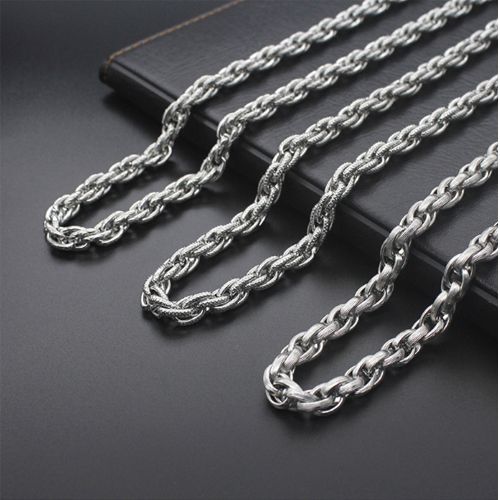 (Wholesale)316 Stainless Steel 9.0mm Chain Necklace - SJ102