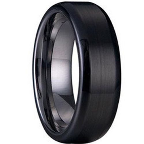(Wholesale)Tungsten Carbide Beveled Edges Ring - TG1238