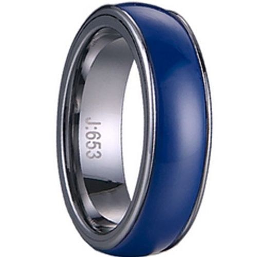 (Wholesale)Tungsten Carbide Double Groove Ring - TG1421