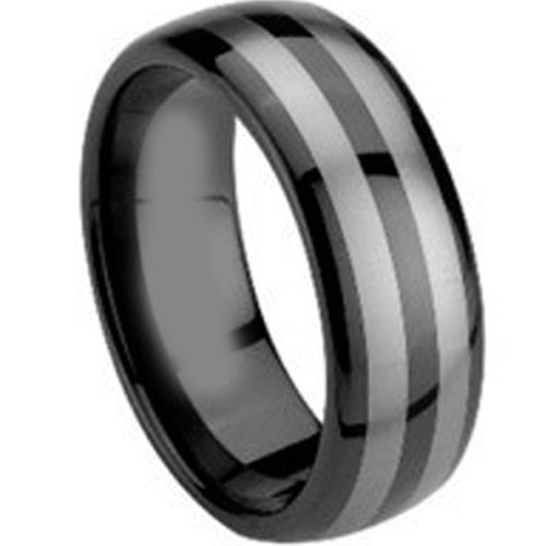 (Wholesale)Tungsten Carbide Dome Ring - TG1427