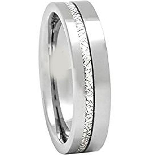 (Wholesale)Tungsten Carbide Imitate Meteorite Ring-1678AA