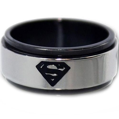 (Wholesale)Tungsten Carbide Superman Ring - TG2966
