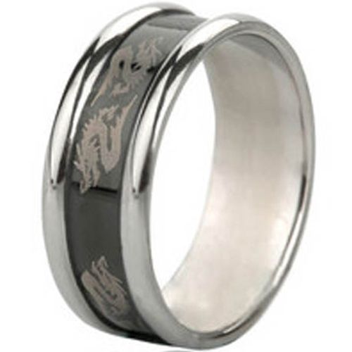 (Wholesale)Tungsten Carbide Dragon Ring - TG2992