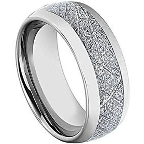 (Wholesale)Tungsten Carbide Imitate Meteorite Ring-TG3198