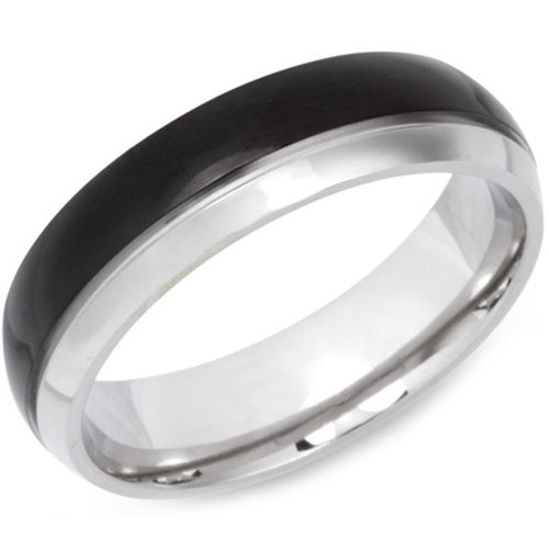 (Wholesale)Tungsten Carbide Offset Groove Ring - TG3318