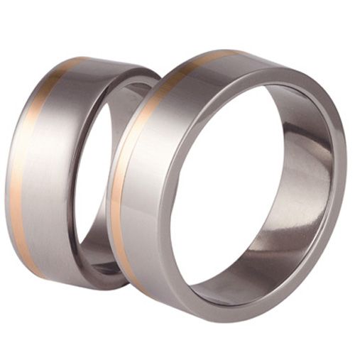 (Wholesale)Tungsten Carbide Offset Groove Ring - TG3348