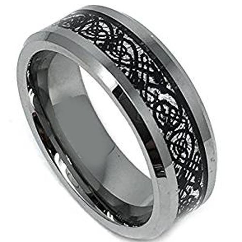 (Wholesale)Tungsten Carbide Dragon Ring - TG3410AA