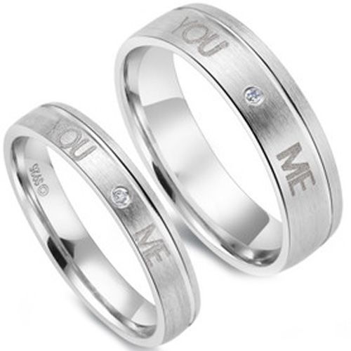 (Wholesale)Tungsten Carbide Ring With Cubic Zirconia - TG3473
