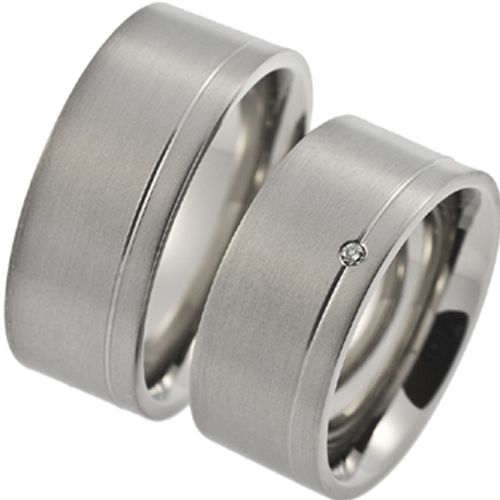 (Wholesale)Tungsten Carbide Offset Groove Ring - TG3483