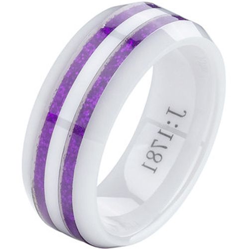 (Wholesale)White Ceramic Ring - TG3707