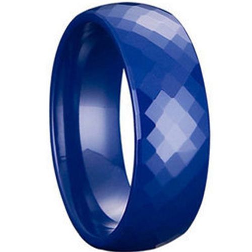 (Wholesale)Tungsten Carbide Faceted Ring - TG694