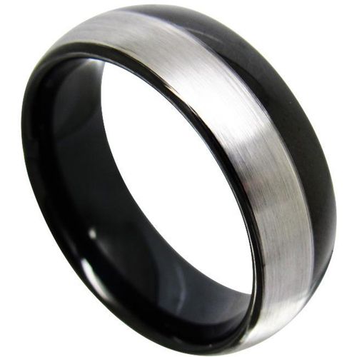 (Wholesale)Tungsten Carbide Dome Ring - TG4361