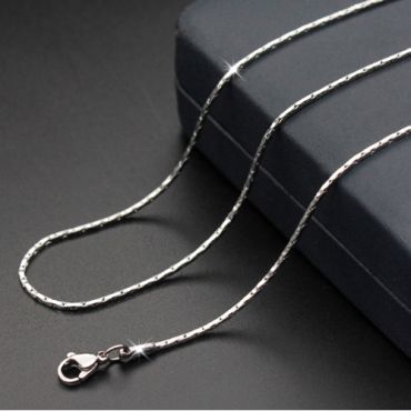 (Wholesale)316 Stainless Steel 1.2mm Chain Necklace - SJ1
