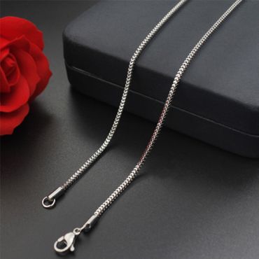 (Wholesale)316 Stainless Steel 1.7mm Chain Necklace - SJ6