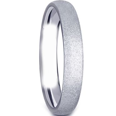 (Wholesale)Tungsten Carbide Sandblasted Ring - TG1968A