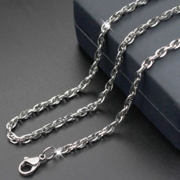 (Wholesale)316 Stainless Steel 2.2mm Chain Necklace - SJ14