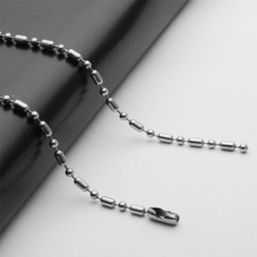 (Wholesale)316 Stainless Steel 2.4mm Chain Necklace - SJ17