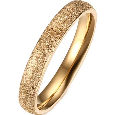 (Wholesale)Tungsten Carbide Sandblasted Ring - TG372AA