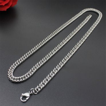 (Wholesale)316 Stainless Steel 4.0mm Chain Necklace - SJ75