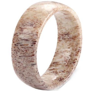 (Wholesale)Deer Antler Dome Court Ring-7657