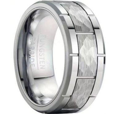 (Wholesale)Tungsten Carbide Tire Tread Ring-9738