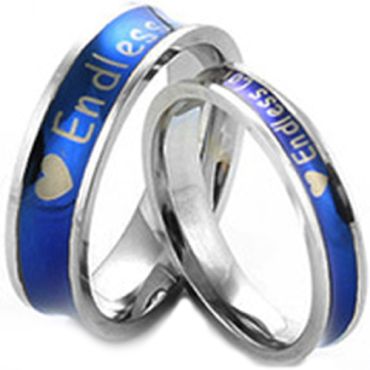 (Wholesale)Tungsten Carbide Endless Love Ring - TG2824