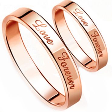 (Wholesale)Tungsten Carbide Love Forever Ring - TG3501