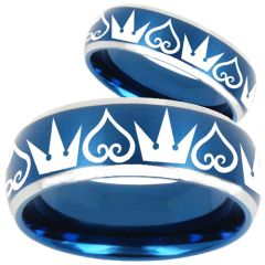 (Wholesale)Tungsten Carbide Kingdom & Hearts Ring - TG1923