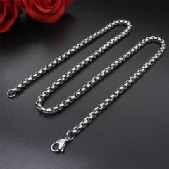 (Wholesale)316 Stainless Steel 2.5mm Chain Necklace - SJ24