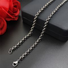 (Wholesale)316 Stainless Steel 2.5mm Chain Necklace - SJ26