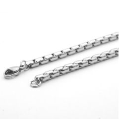 (Wholesale)316 Stainless Steel 3.5mm Chain Necklace - SJ36