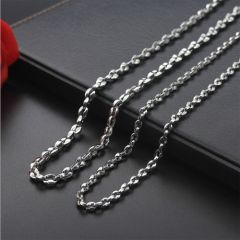 (Wholesale)316 Stainless Steel 3.9mm Chain Necklace - SJ39
