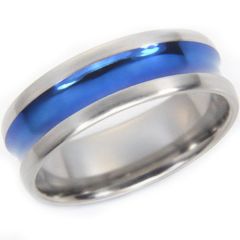 (Wholesale)Tungsten Carbide Center Groove Ring - TG4272