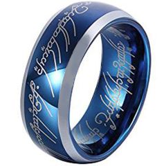 (Wholesale)Tungsten Carbide Lord the Rings Ring Power - TG4400