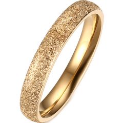 (Wholesale)Tungsten Carbide Sandblasted Ring - TG372AA