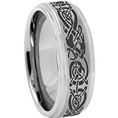 (Wholesale)Tungsten Carbide Dragon Ring - TG3787CC