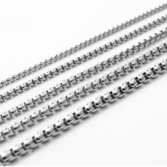 (Wholesale)316 Stainless Steel 3.0mm Chain Necklace - SJ42
